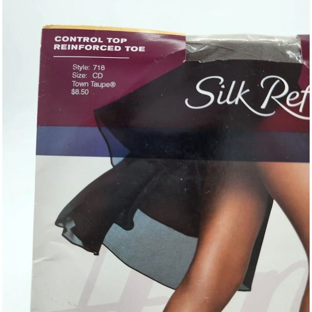 Hanes Silk‎ Reflections Silky Sheer Control Top Reinforced Toe 718 Town Taupe CD